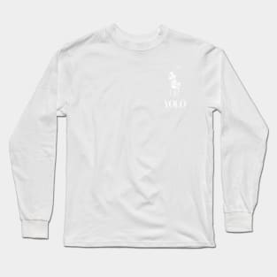 YOLO (white) Long Sleeve T-Shirt